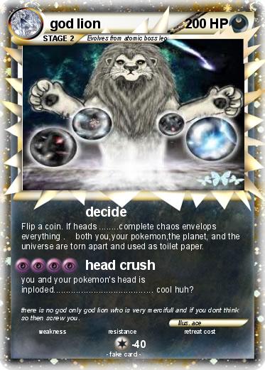 Pokemon god lion