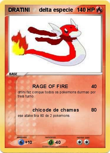 Pokemon DRATINI      delta especie