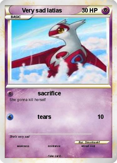 Pokemon Very sad latias