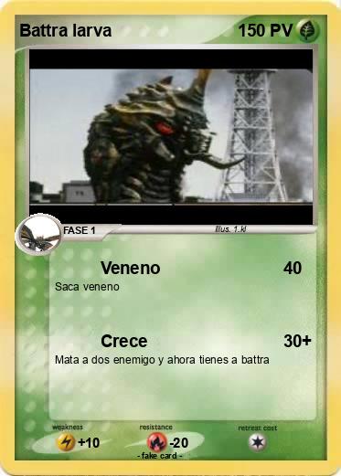 Pokemon Battra larva
