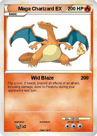 Pokemon Maga Charizard EX
