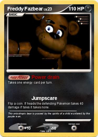Pokemon Freddy Fazbear