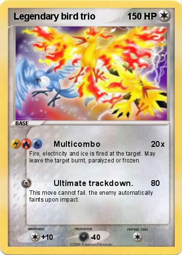 Pokemon Legendary bird trio