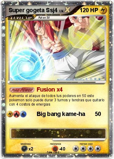 Pokemon Super gogeta Ssj4