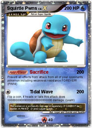 Pokemon Squirtle Pwns