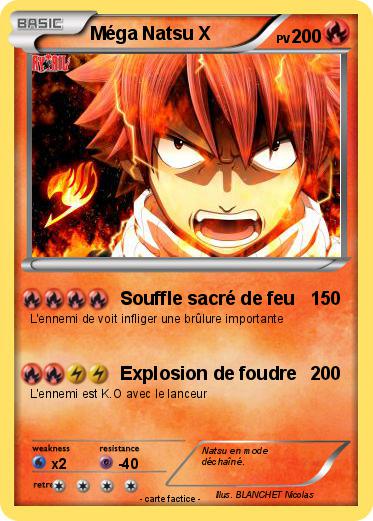 Pokemon Méga Natsu X