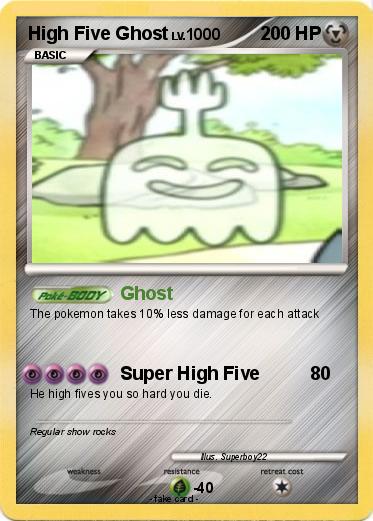 Pokemon High Five Ghost