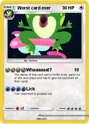 Pokemon Worst card ever