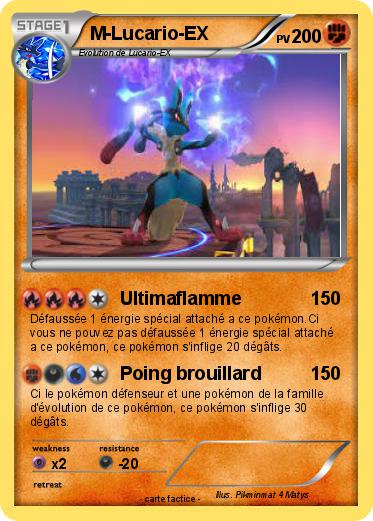 Pokemon M-Lucario-EX