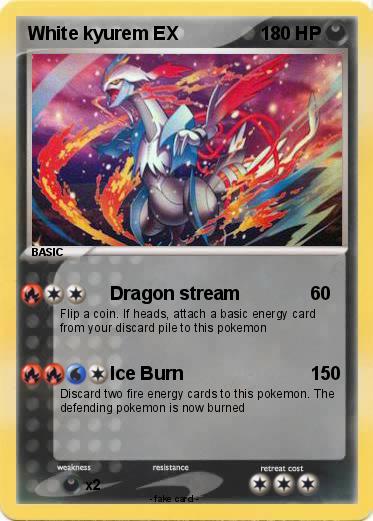 Pokemon White kyurem EX
