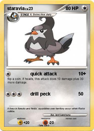 Pokemon staravia