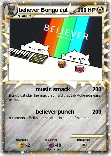 Pokemon believer Bongo cat