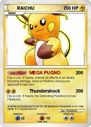 Pokemon RAICHU