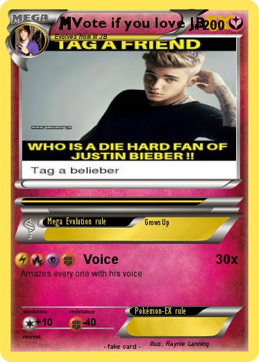 Pokemon Vote if you love JB