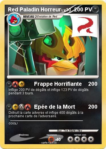 Pokemon Red Paladin Horreur