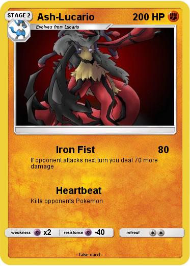 Pokemon Ash-Lucario