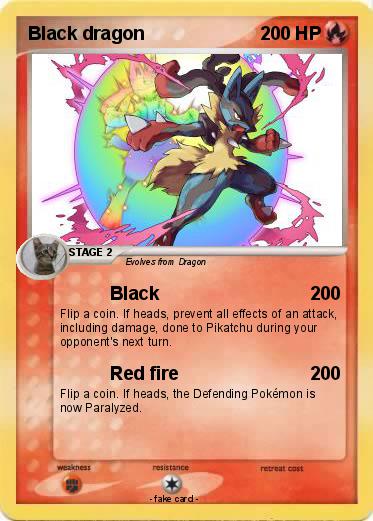 Pokemon Black dragon