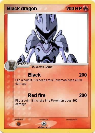 Pokemon Black dragon