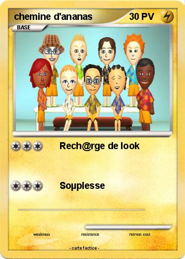 Pokemon chemine d'ananas