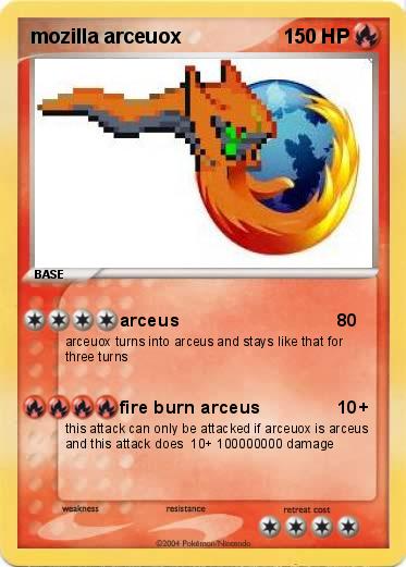Pokemon mozilla arceuox