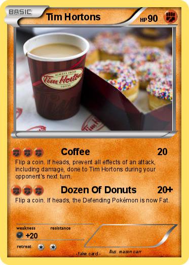 Pokemon Tim Hortons