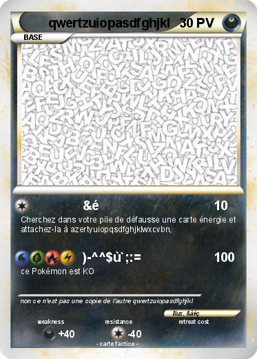 Pokemon qwertzuiopasdfghjkl