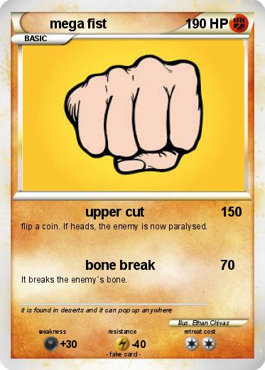 Pokemon mega fist