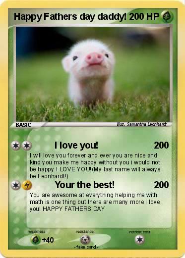 Pokemon Happy Fathers day daddy!