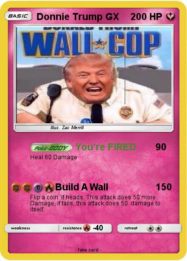 Pokemon Donnie Trump GX