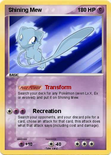 Pokemon Shining Mew