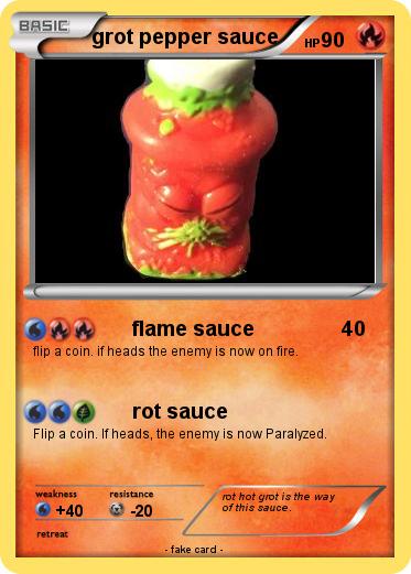 Pokemon grot pepper sauce