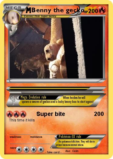 Pokemon Benny the gecko
