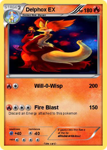 Pokemon Delphox EX