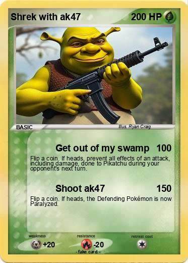 Pokemon Shrek with ak47