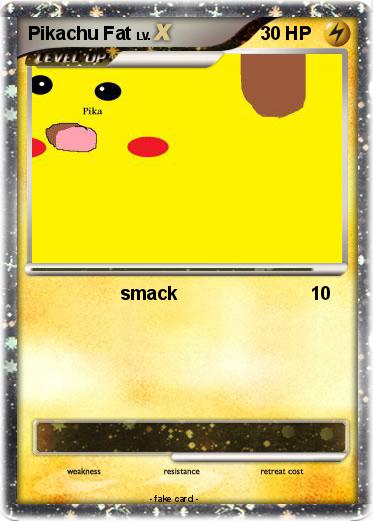 Pokemon Pikachu Fat
