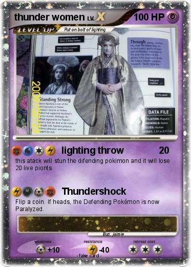 Pokemon thunder women