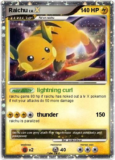 Pokemon Raichu