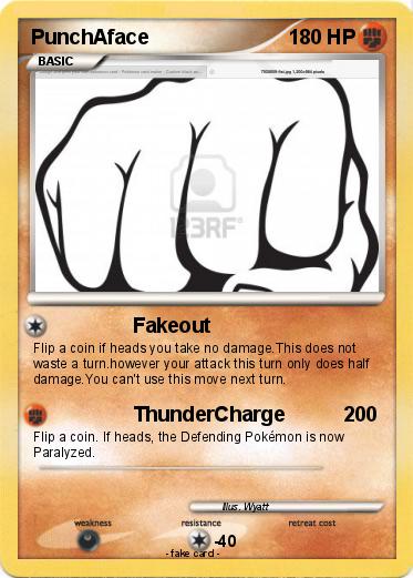 Pokemon PunchAface