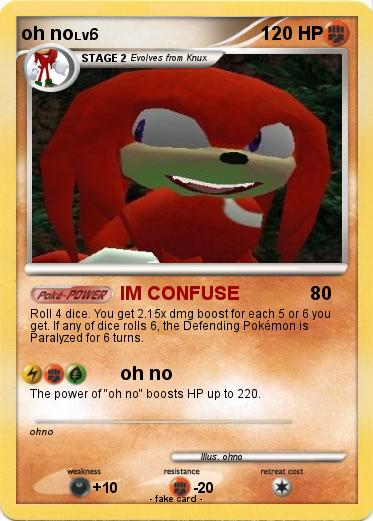 Pokemon oh no