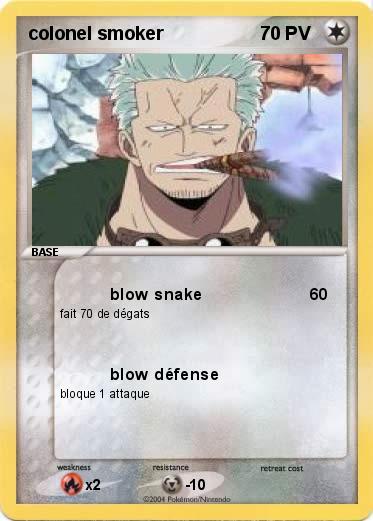 Pokemon colonel smoker