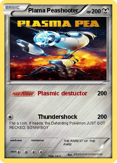 Pokemon Plama Peashooter