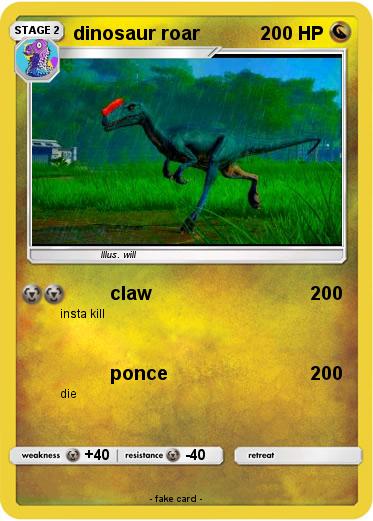 Pokemon dinosaur roar