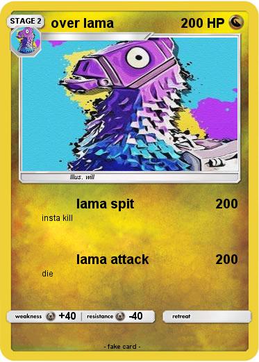 Pokemon over lama