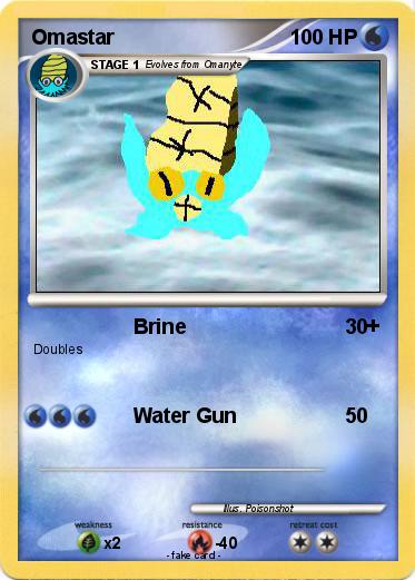 Pokemon Omastar