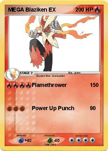 Pokemon MEGA Blaziken EX