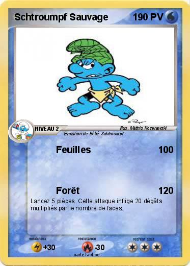 Pokemon Schtroumpf Sauvage