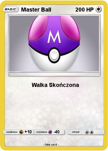 Pokemon Master Ball