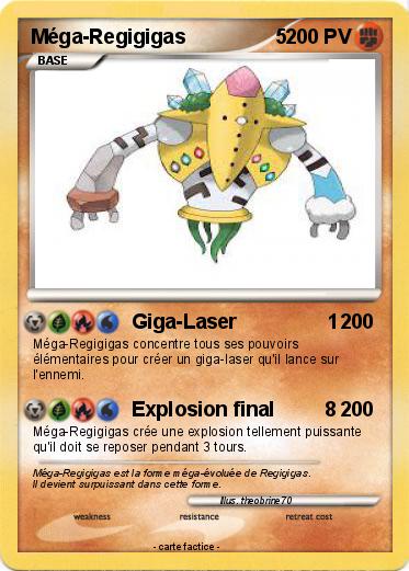 Pokemon Méga-Regigigas                5