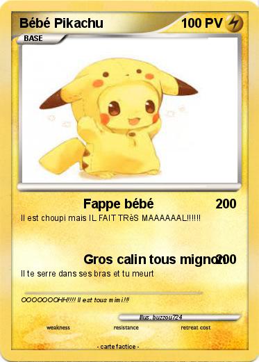 Pokemon Bébé Pikachu