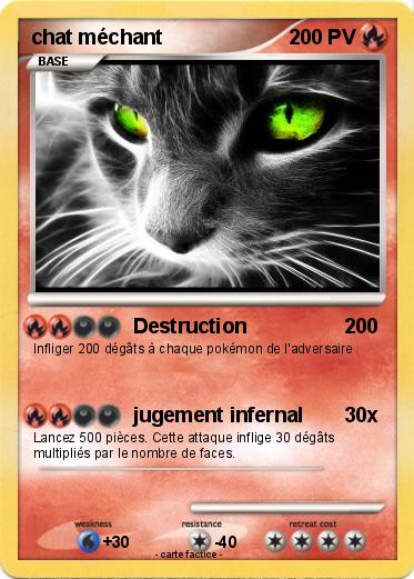 Pokemon chat méchant